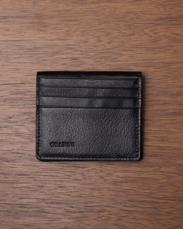 Black Versatile Leather Card Holder