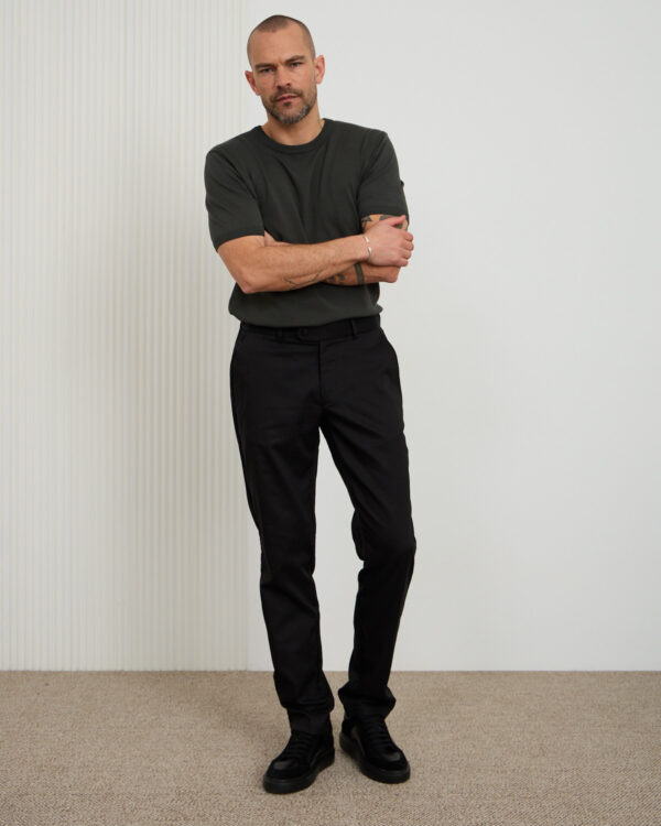 Black Daily Comfort Trousers