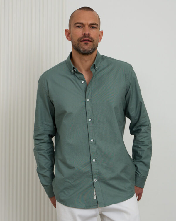 Mint Oxford Basic Shirt