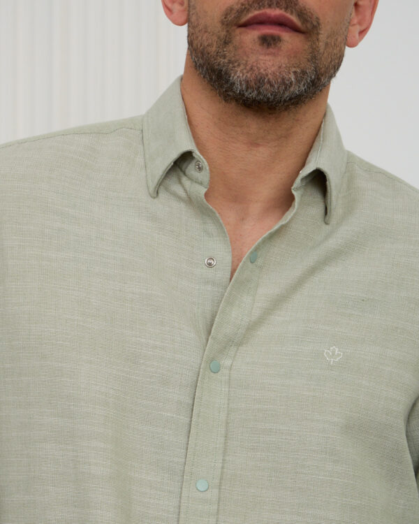 Mint Daily Fit Linen Shirt