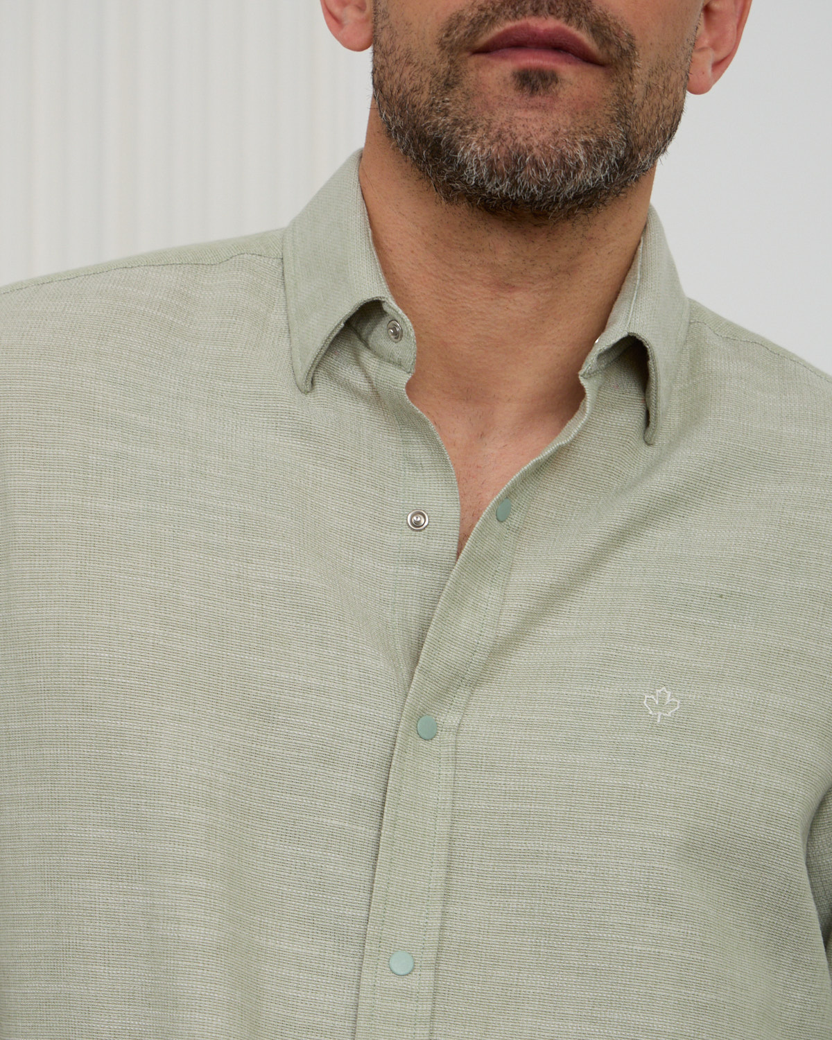 Mint Daily Fit Linen Shirt