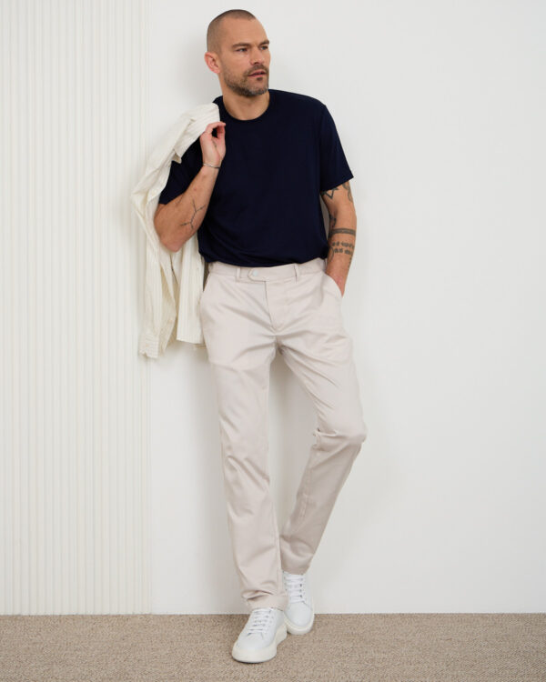 Beige Daily Comfort Trousers