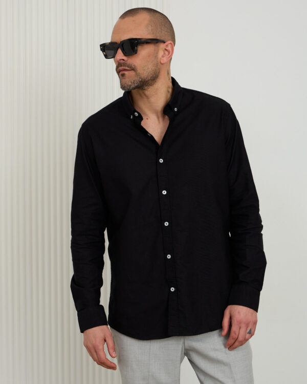 Black Oxford Basic Shirt