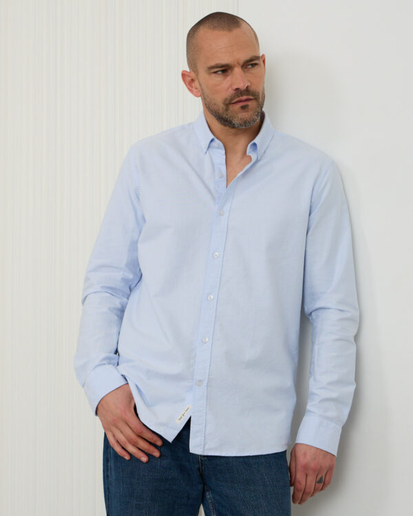 Blue Oxford Basic Shirt