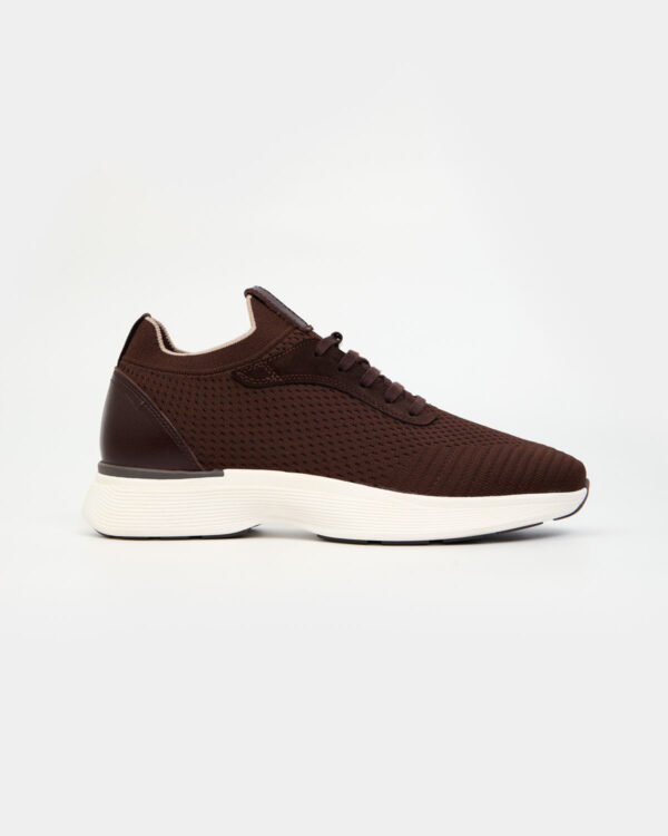 Brown Knitted Comfort Trainers