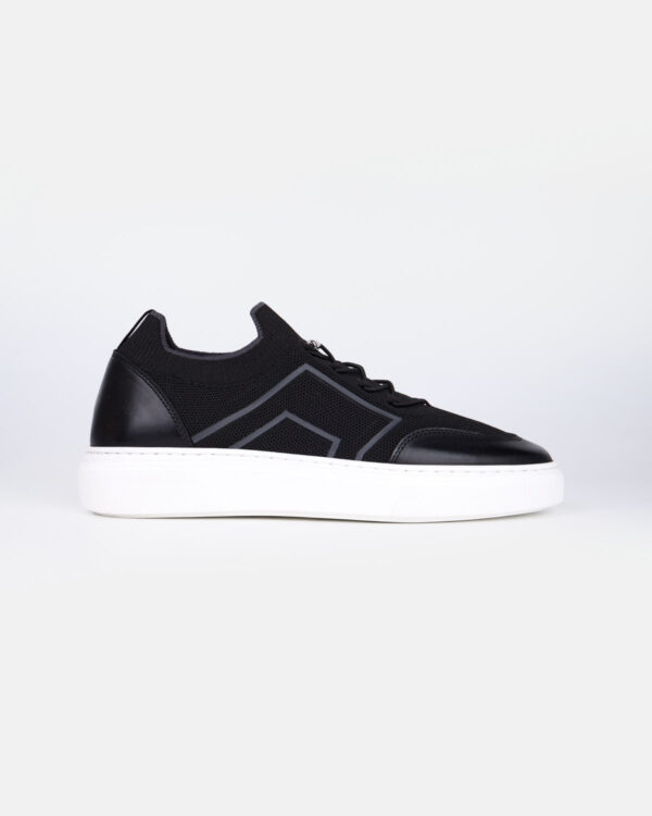 Black Everyday Knitted Sneakers