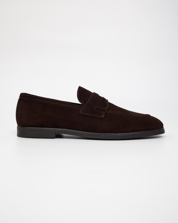 Brown Rich Suede Loafers