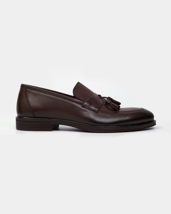 Brown Prime Tassel Loafers