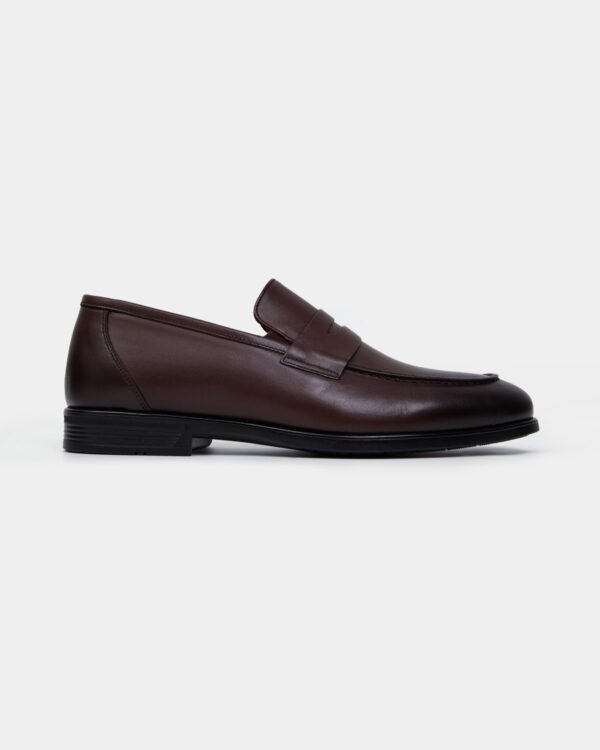 Brown Classic Leather Loafers