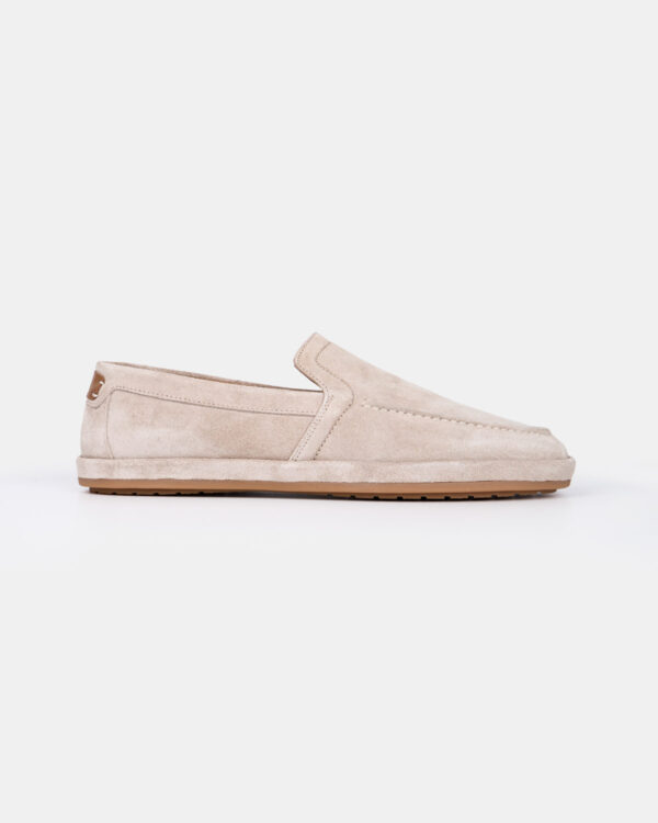 Beige Suede City Loafers
