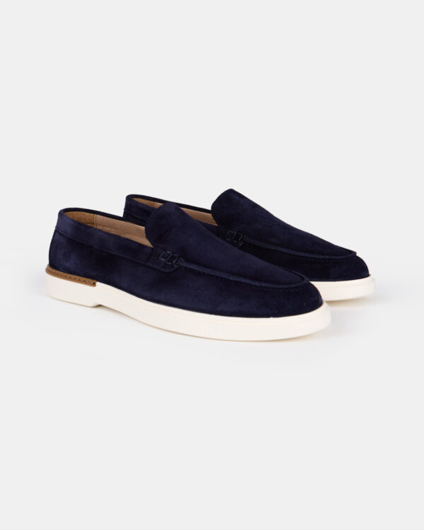 Navy Gentle Style Loafers
