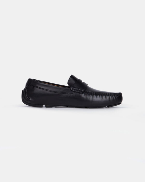 Black Luxe Moccasins