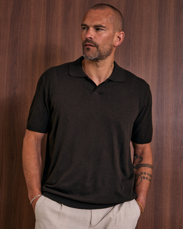 Brown Simply Stlish Polo