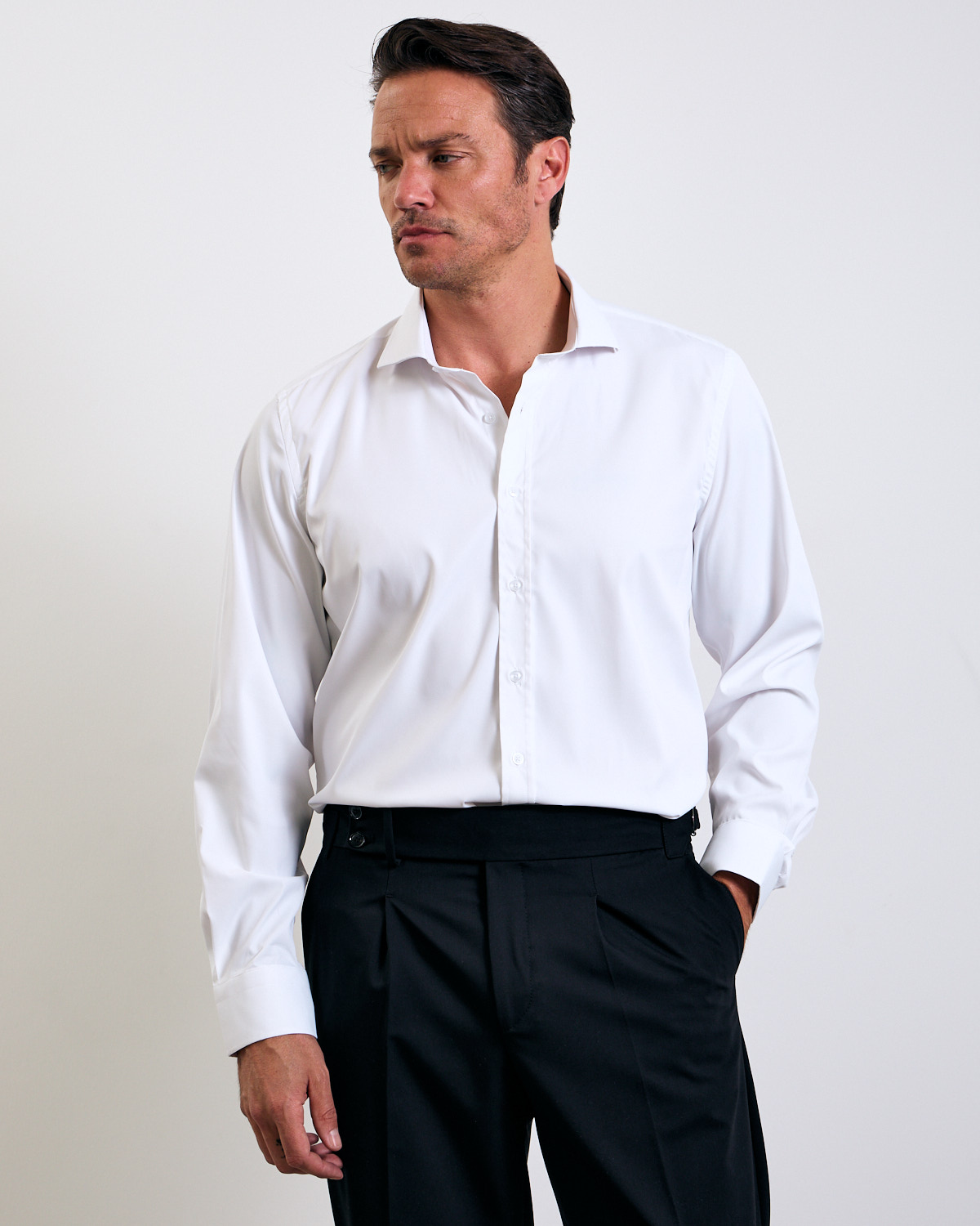 White Easy Care Formal Shirt