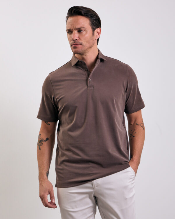 Brown Organic Polo