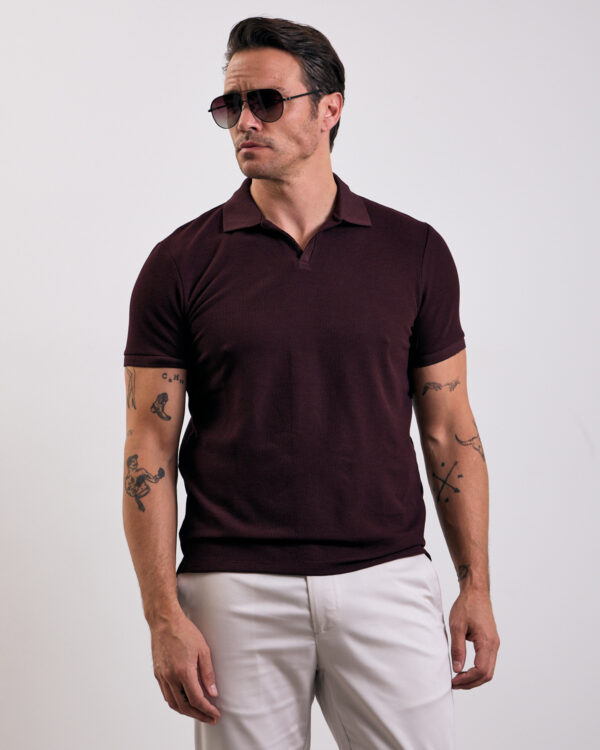 Bordeaux Gentle Structured Polo