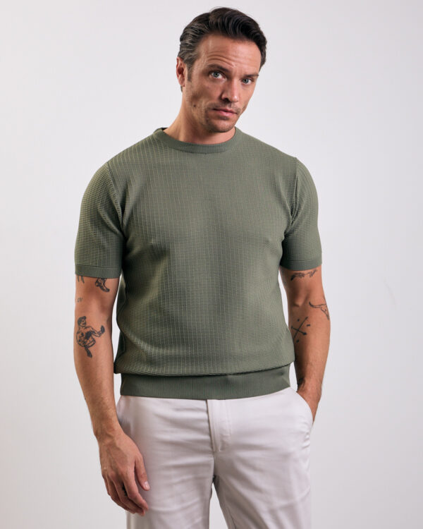 Green Fit Structured T-shirt