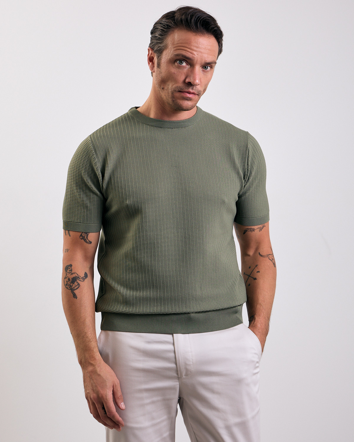 Green Fit Structured T-shirt
