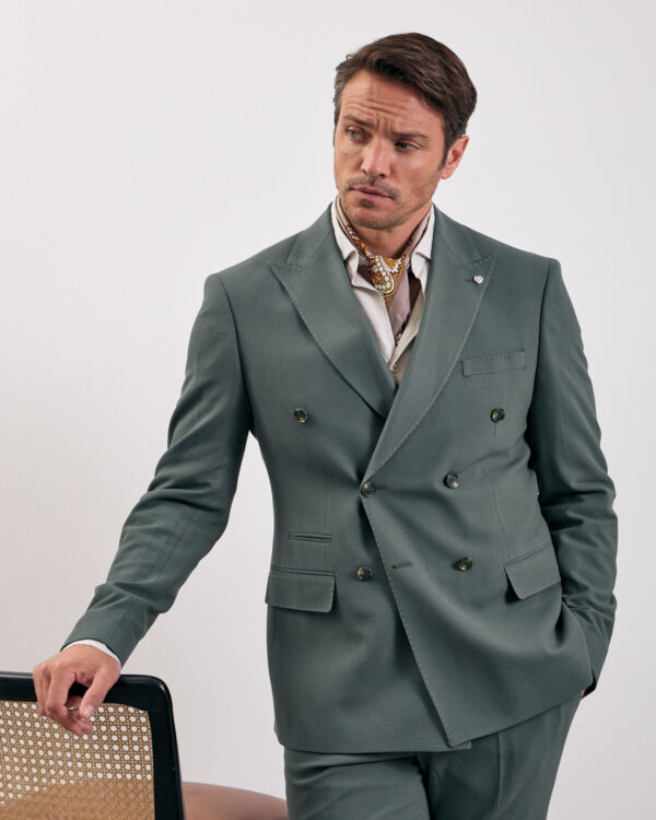 Green Royal Double Breasted Suit