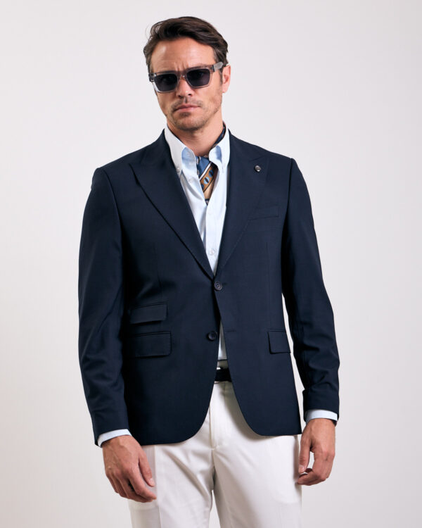 Navy Fine Line Blazer