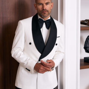 Black And White Modern Tuxedo