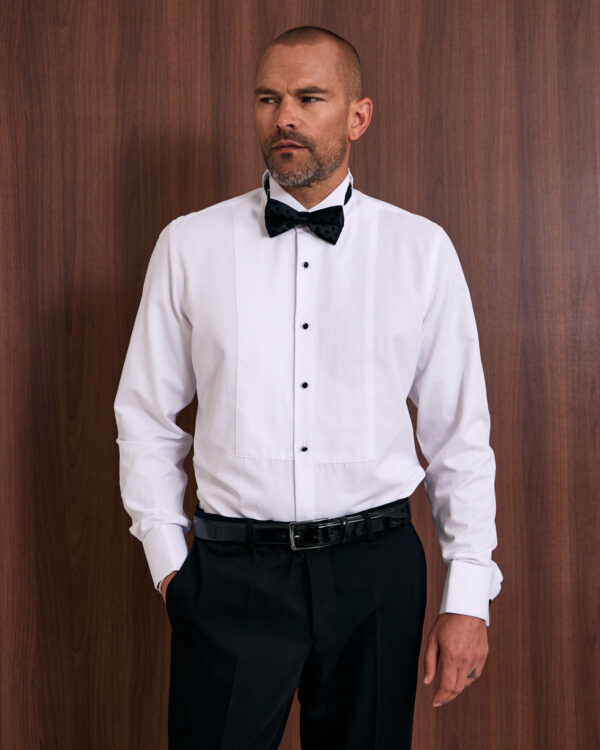 White Textured Ceremony Shirt