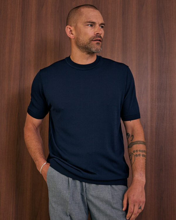 Navy Classic Rayon T-Shirt