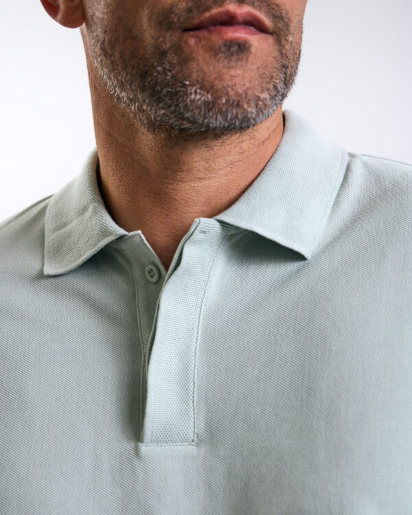 Mint Light Pique Polo
