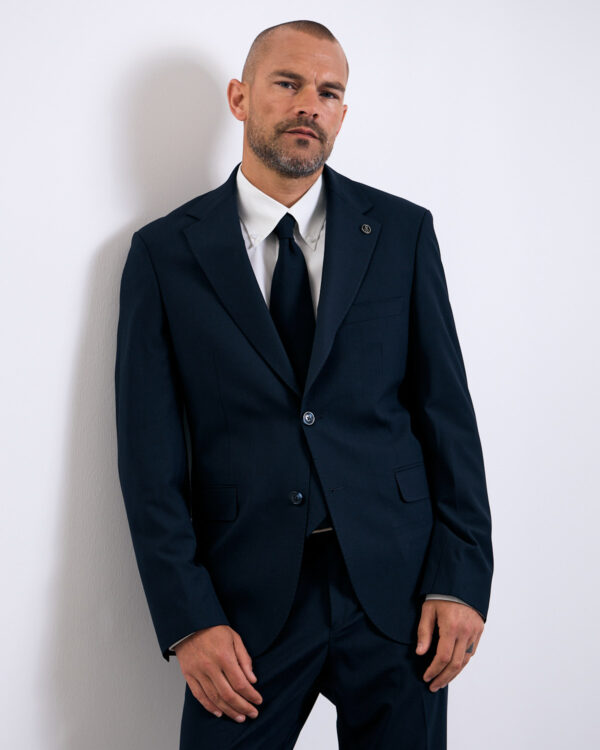 Navy Tailored Line Suit