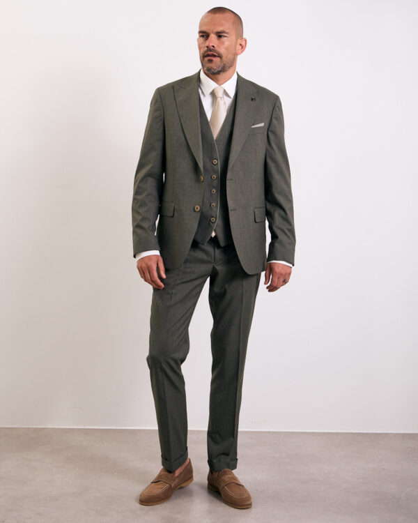Olive Even Line Suit