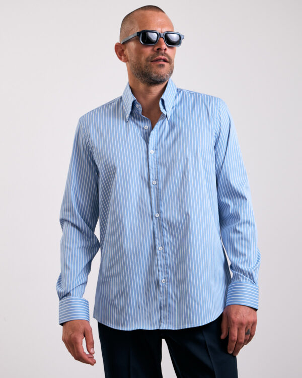 Blue Sharp Stretch Formal Shirt