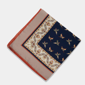Elegant Heritage Satin Scarf