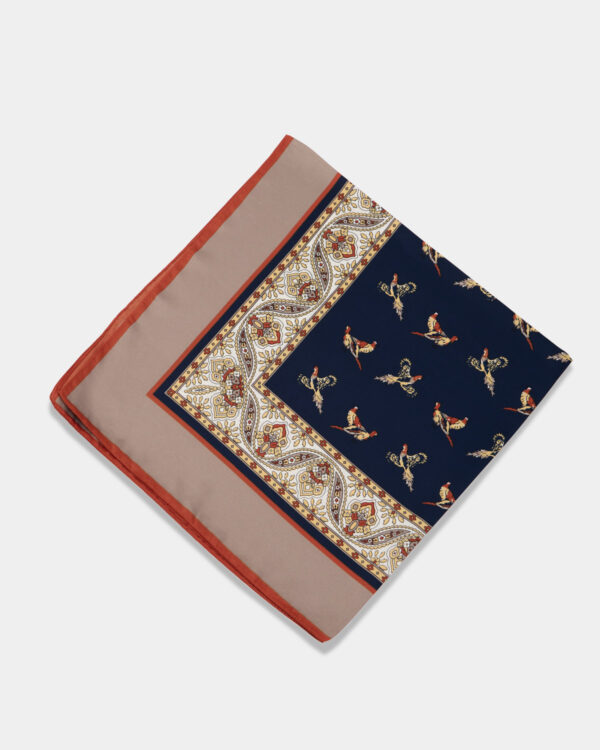 Elegant Heritage Satin Scarf