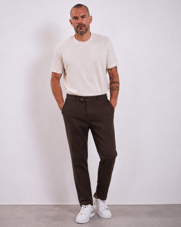 Brown Daily Smart Trousers