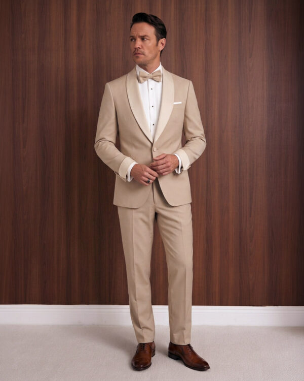 Beige Exquisite Tuxedo